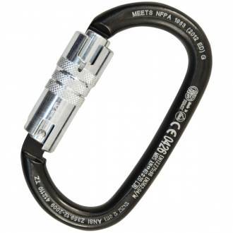 Kong-OVALONE CARBON TWIST LOCK ANSI Carabiner